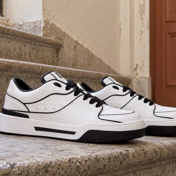 Dolce & Gabbana white leather sneakers