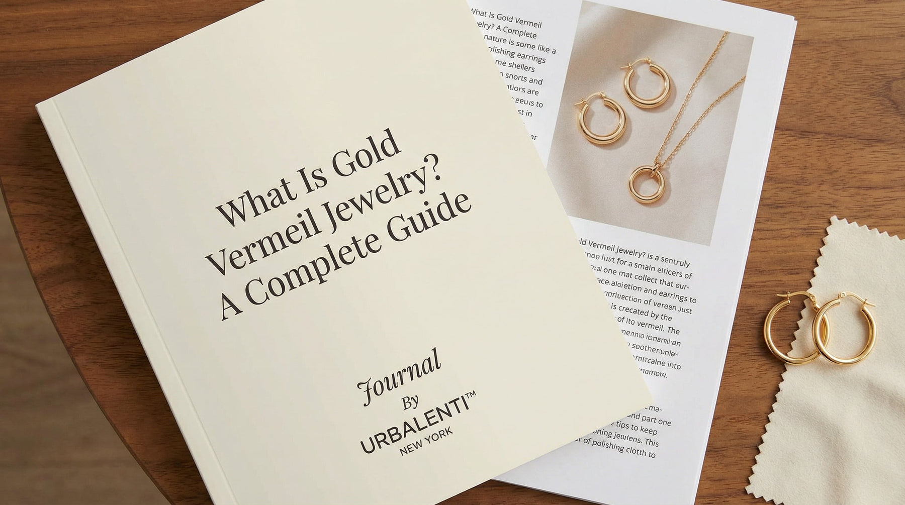 Gold vermeil jewelry — demi-fine necklaces, rings, bracelets and earrings