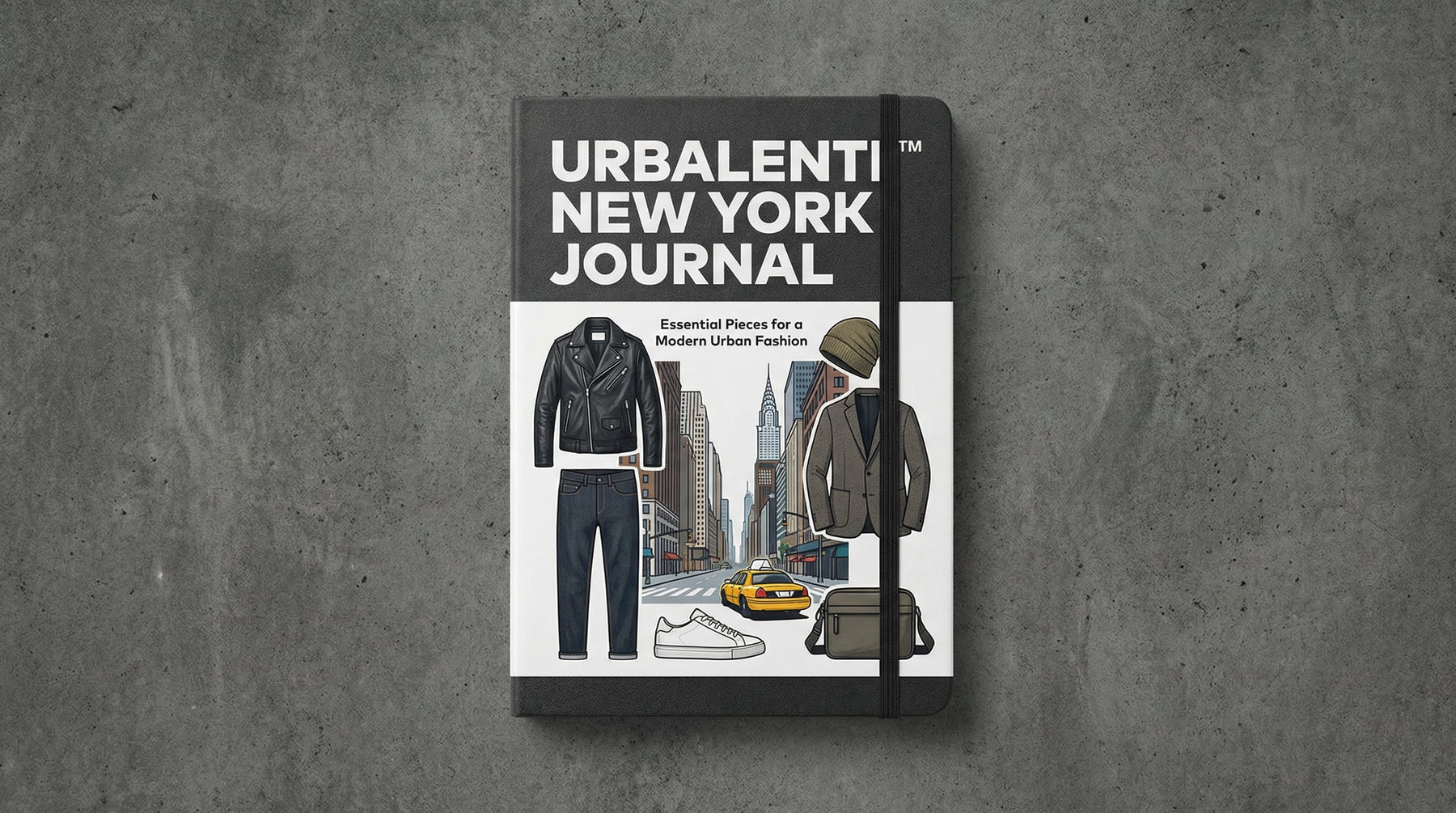 Essential pieces for a modern urban wardrobe — designer outerwear, sneakers and accessories