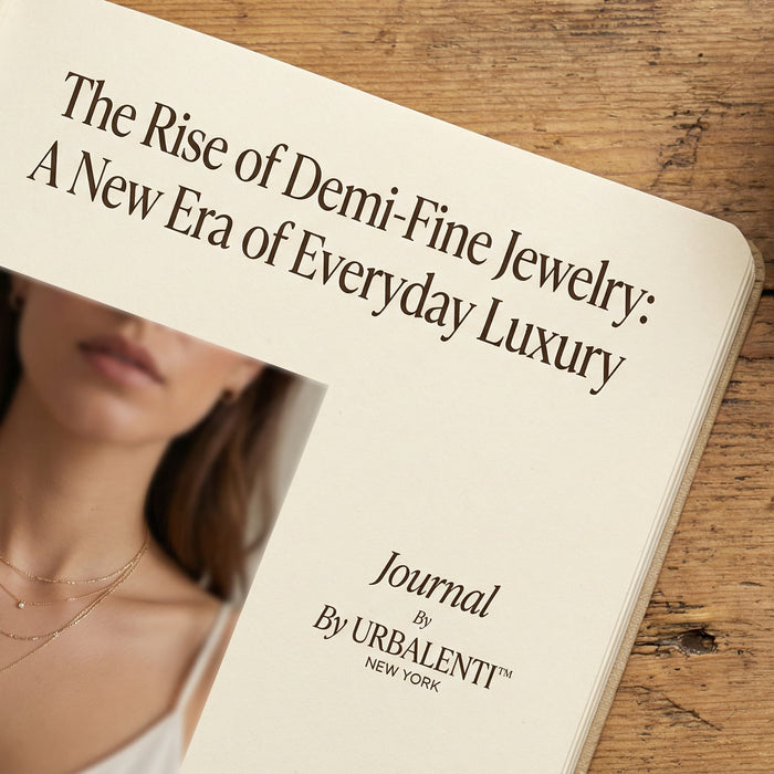 Demi-fine jewelry — gold vermeil necklaces, rings and everyday luxury accessories