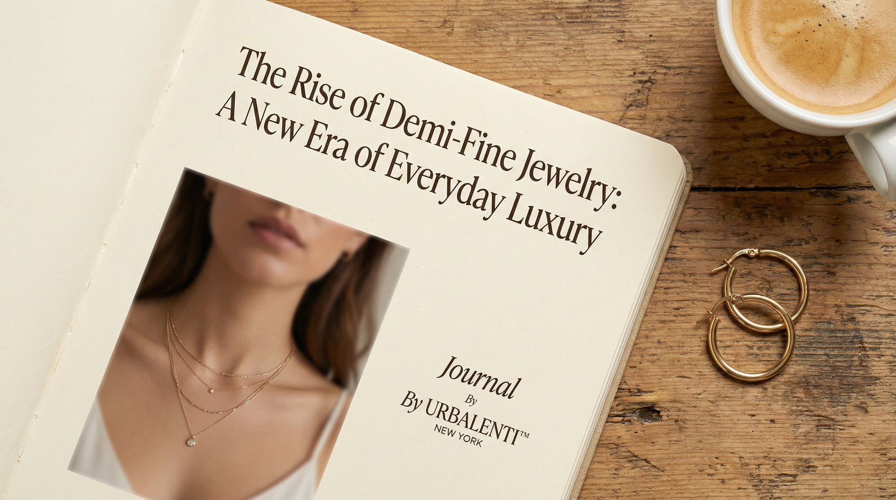 Demi-fine jewelry — gold vermeil necklaces, rings and everyday luxury accessories