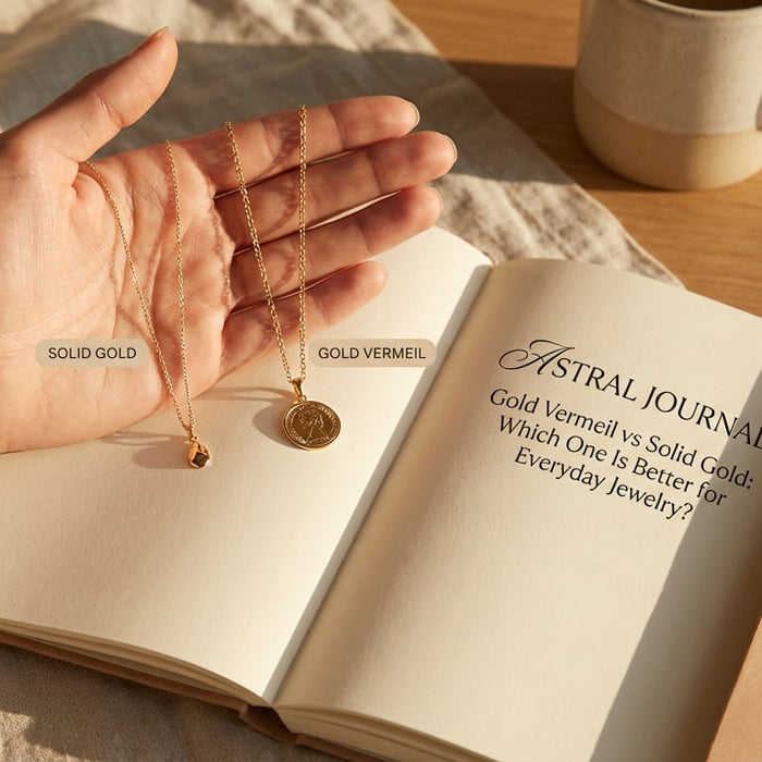 Gold vermeil vs solid gold jewelry — demi-fine pieces for everyday wear