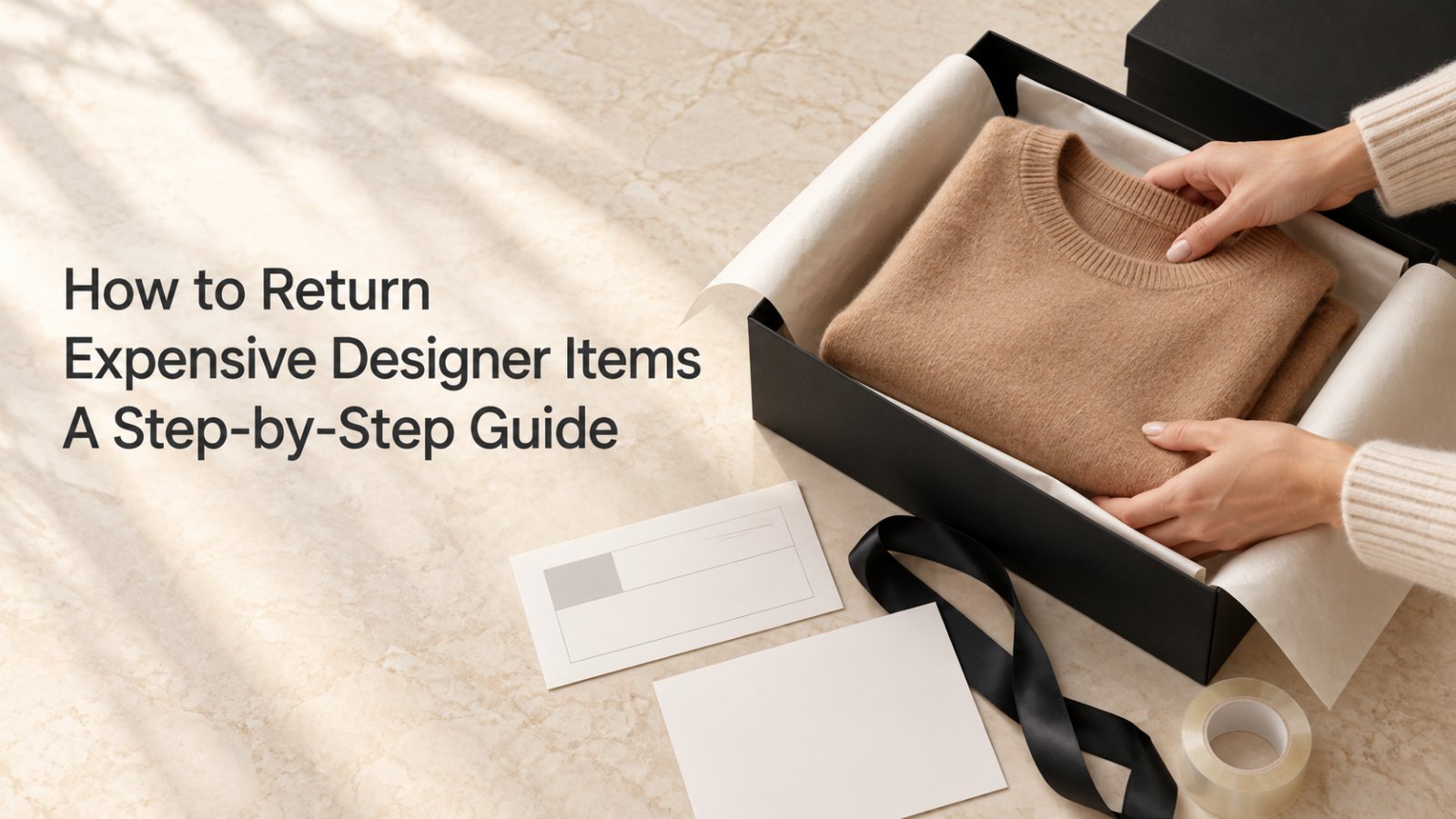 How to Return Expensive Designer Items: A Step-by-Step Guide