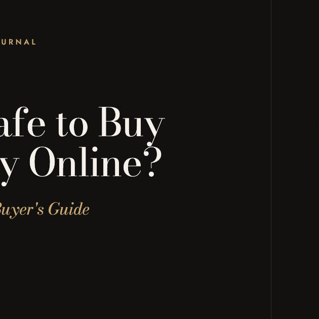 Is It Safe to Buy Luxury Online? A 2026 Buyer's Guide