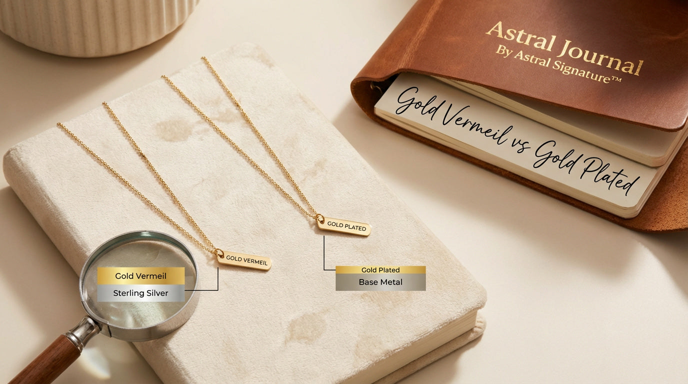 Gold vermeil vs gold plated jewelry — demi-fine quality comparison