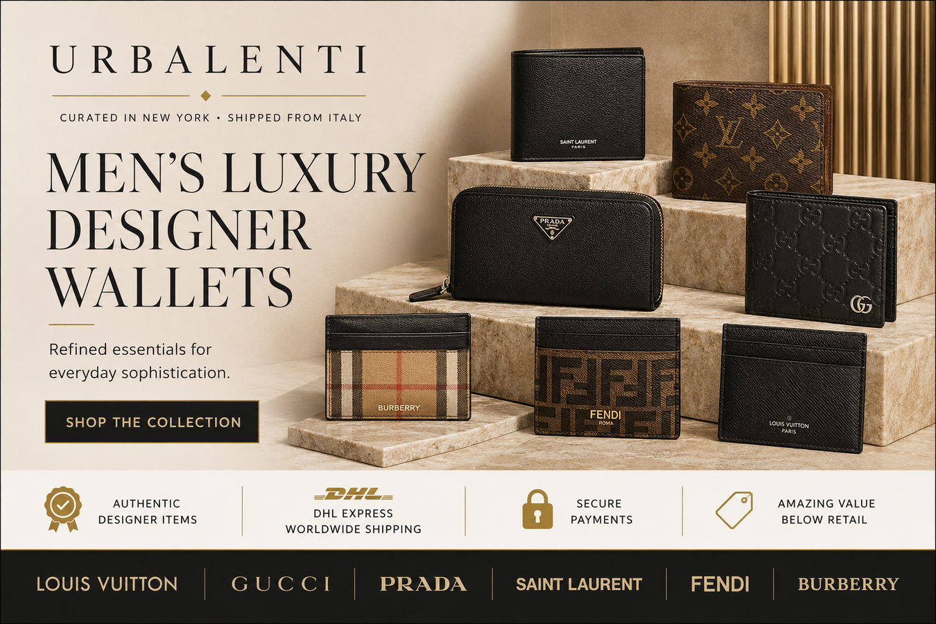 Men's Luxury Designer Wallets