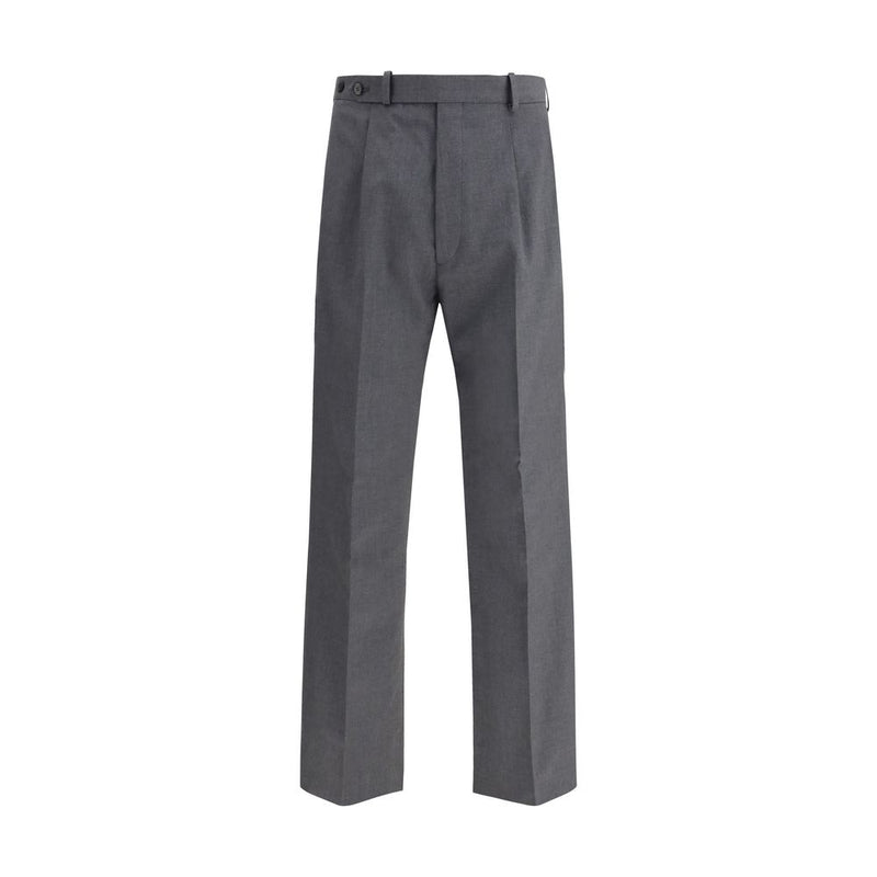 Prada Gray Wool Oves Aries Dress Pants