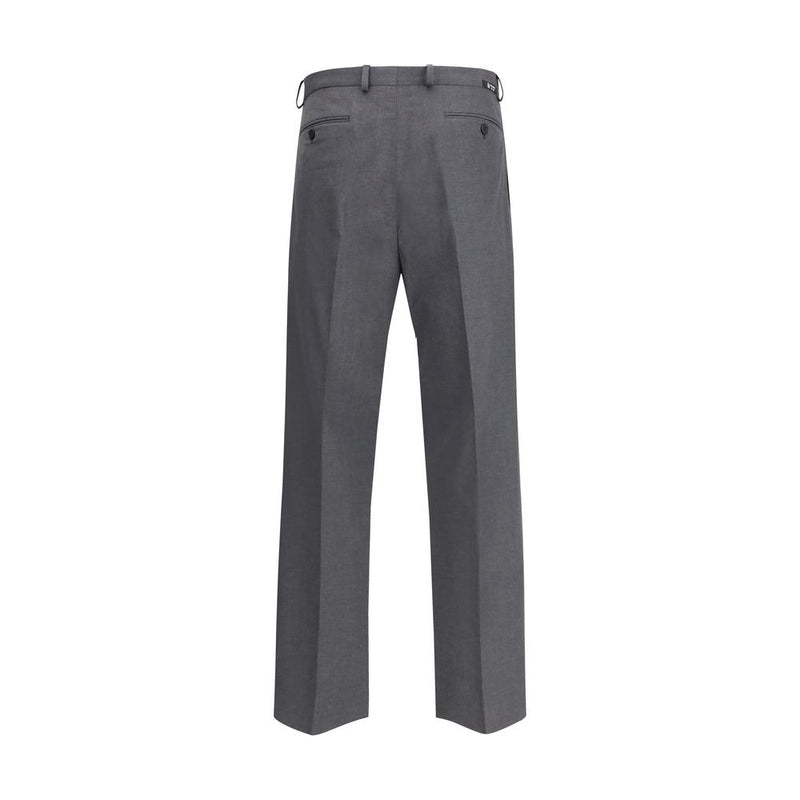 Prada Gray Wool Oves Aries Dress Pants
