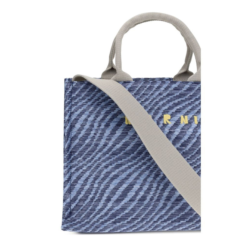 Marni Blue Nylon Shoulder Bag