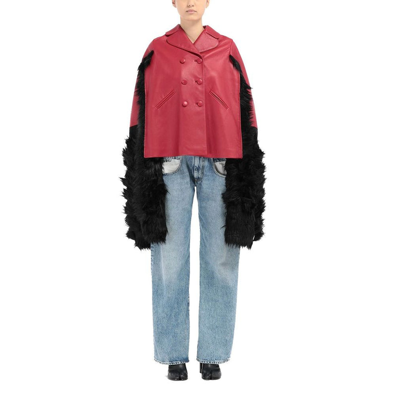 Maison Margiela Multicolor Leather Coat