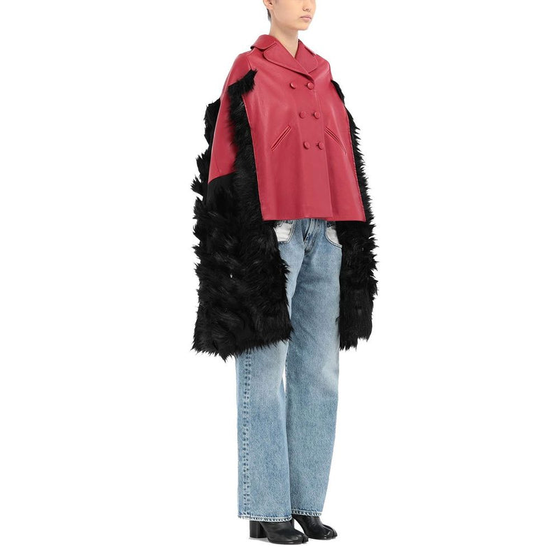 Maison Margiela Multicolor Leather Coat