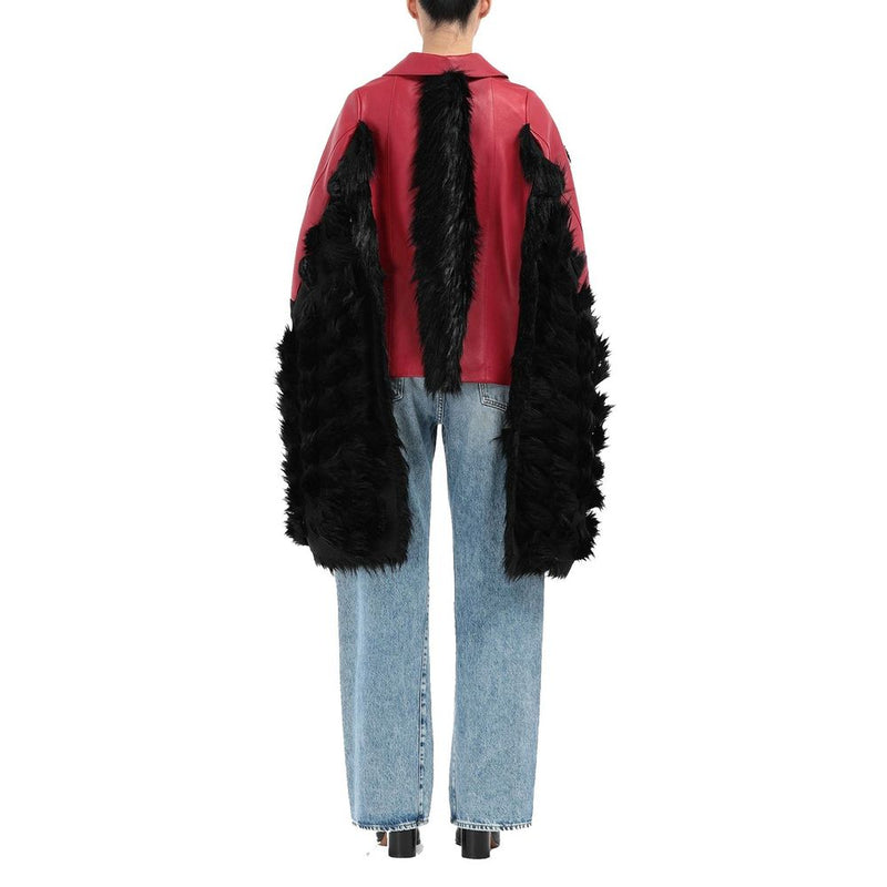 Maison Margiela Multicolor Leather Coat