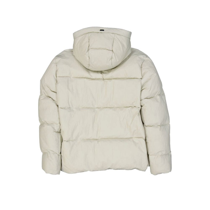 Herno White Polyamide Full-Length Jacket