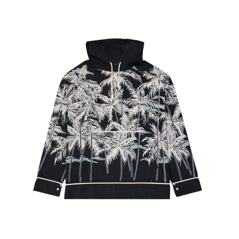 Palm Angels Black Cotton Sweatshirt