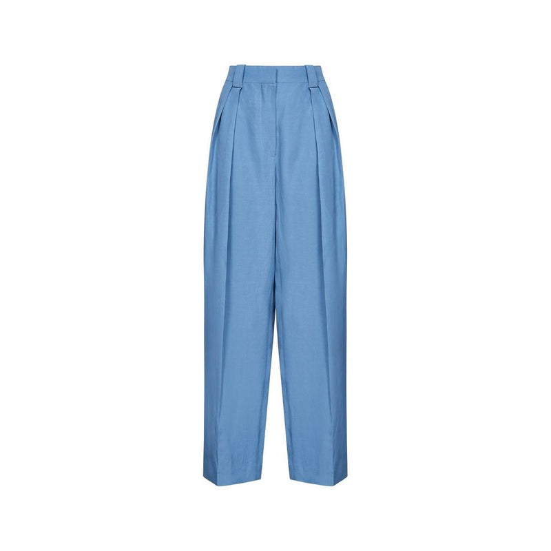 Stella McCartney Blue Linen Dress Pants