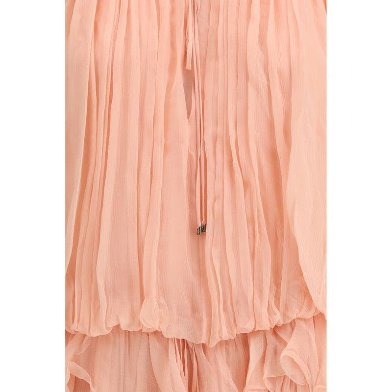 Chloé Multicolor Silk Casual Dress
