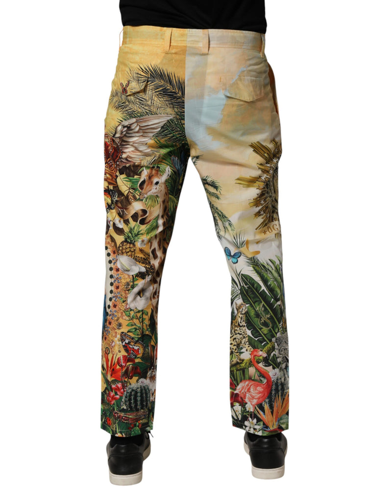 Calça de lounge com estampa tropical King multicolorida Dolce & Gabbana