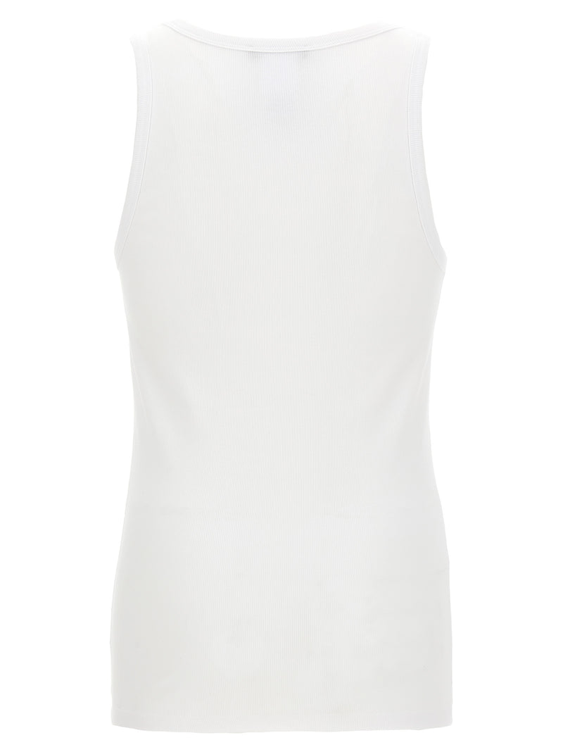 Versace Versace Logo Embroidery Tank Top