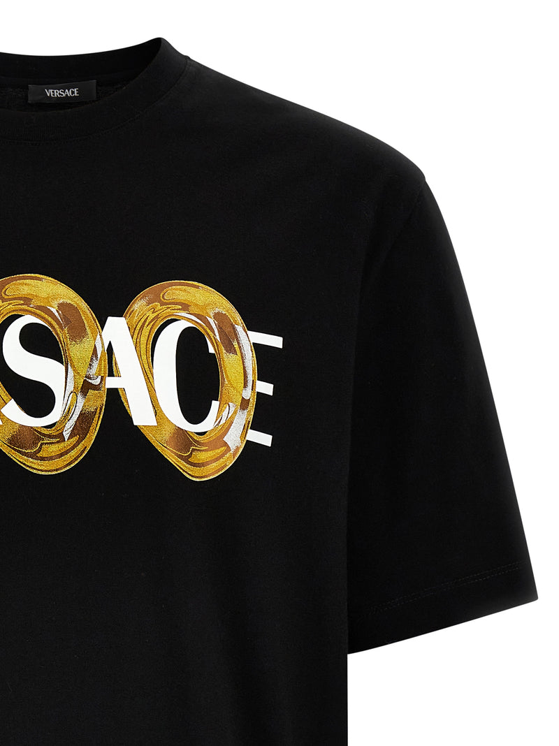 Versace Logo Print T-shirt | Urbalenti™ NYC