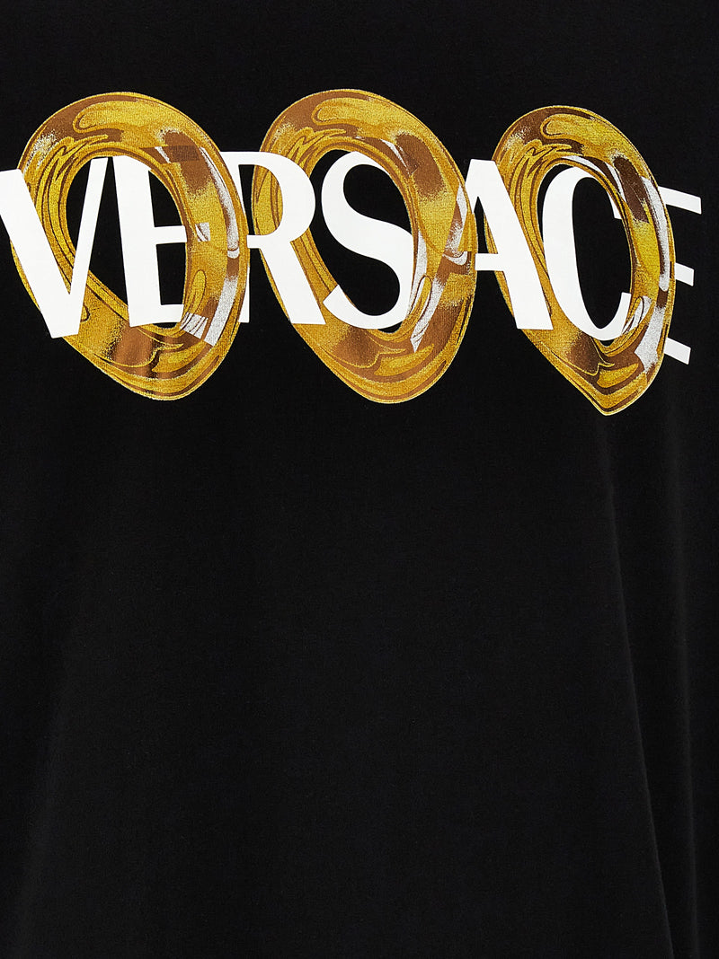Versace Logo Print T-shirt | Urbalenti™ NYC