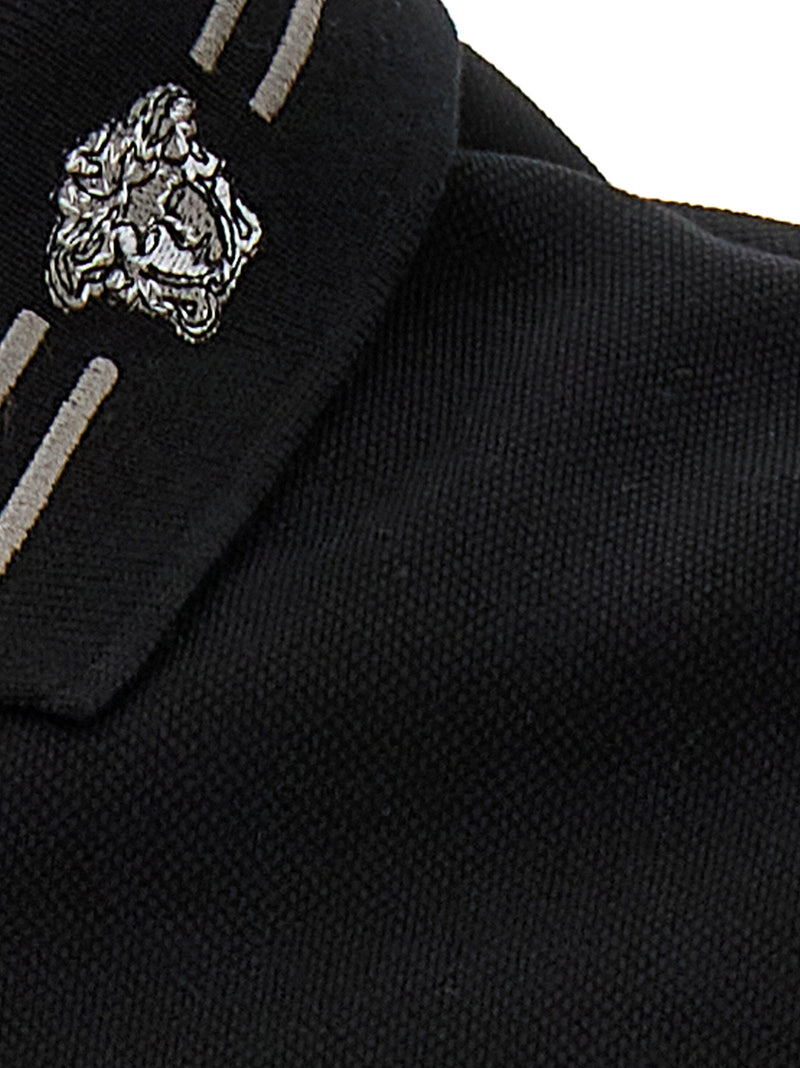 Versace Versace Medusa Embroidery Polo Shirt