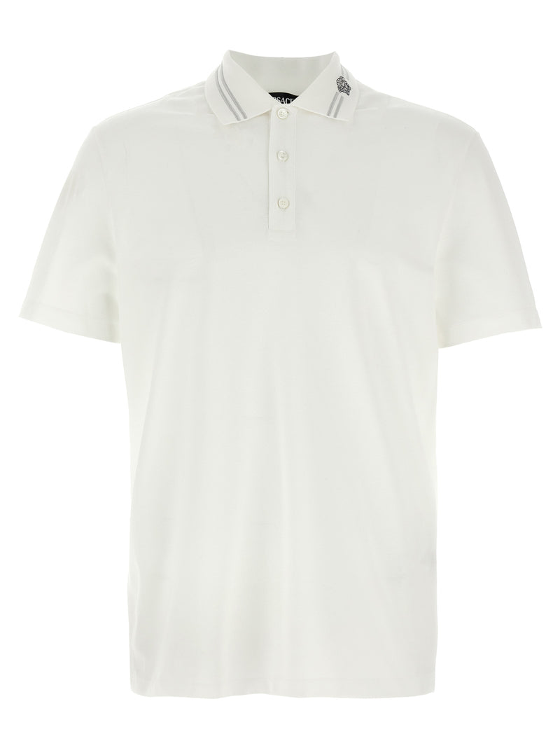 Versace Versace Medusa Embroidery Polo Shirt