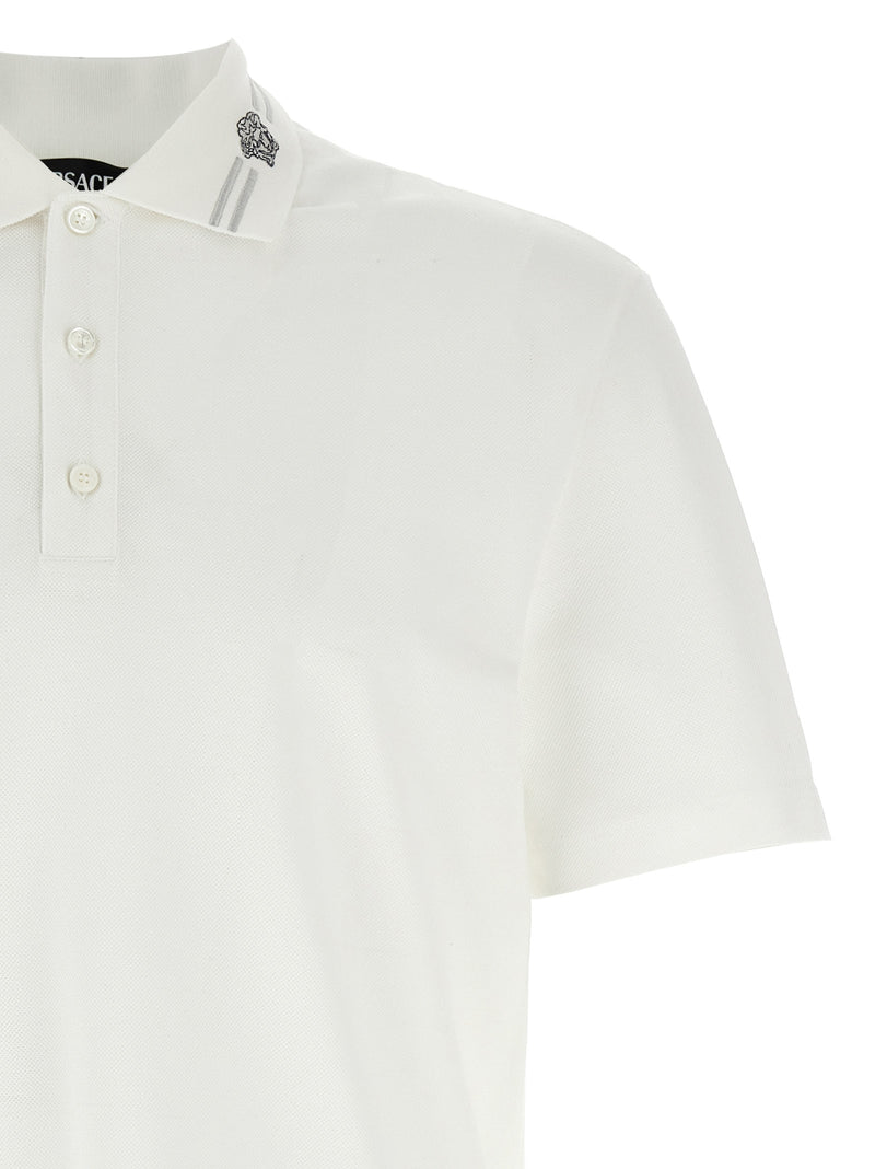 Versace Versace Medusa Embroidery Polo Shirt