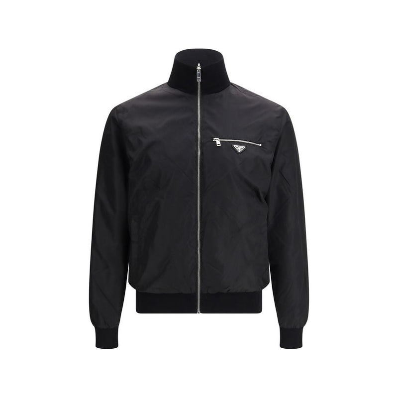 Prada Black Wool Oves Aries Jacket