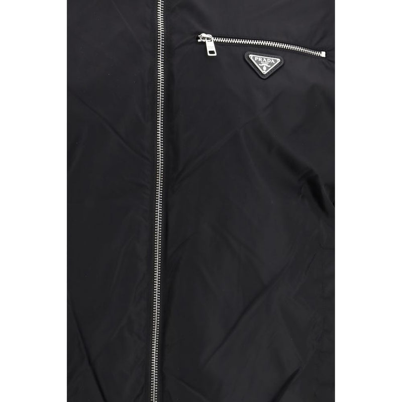 Prada Black Wool Oves Aries Jacket