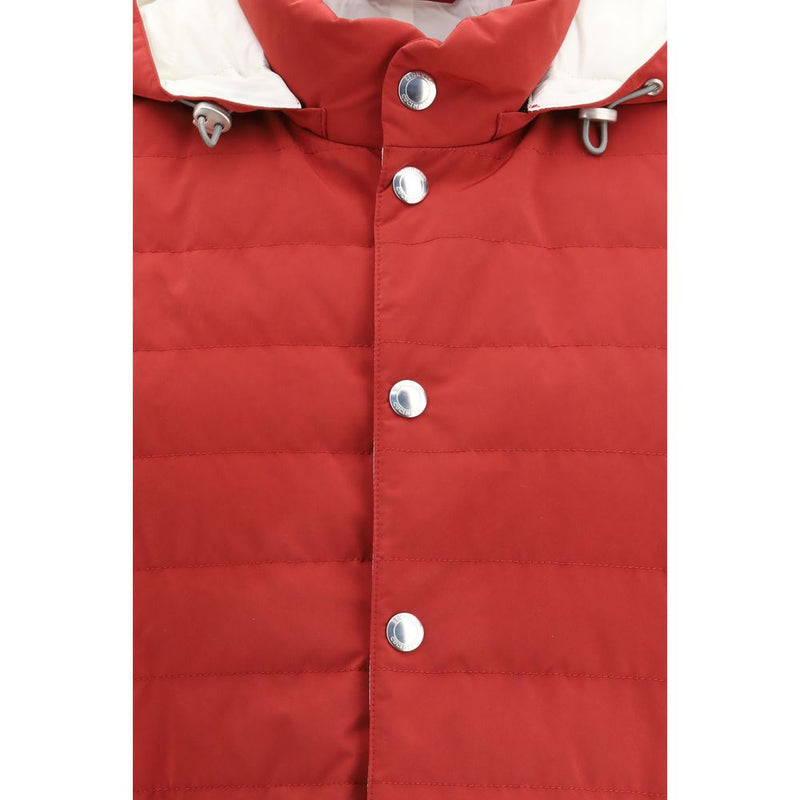 Brunello Cucinelli Multicolor Polyester Sleeveless Jacket