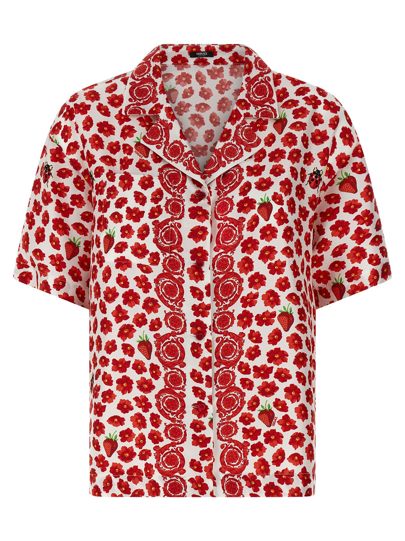 Versace Versace Strawberry Garden Shirt