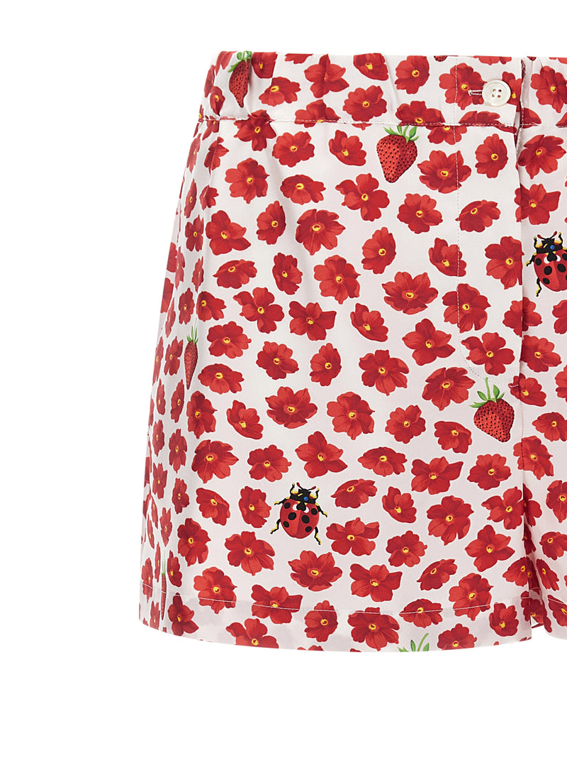 Versace Strawberry Garden Shorts | Urbalenti™ NYC