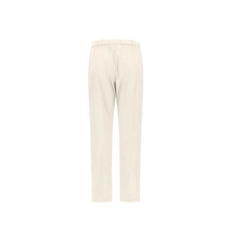 Herno White Polyester Casual Pants
