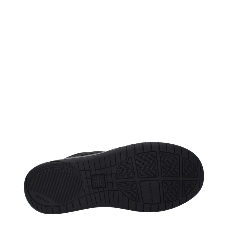 Givenchy Black Fabric Low Top Sneakers