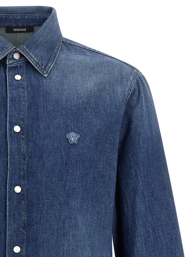 Versace Versace Medusa Patch Shirt