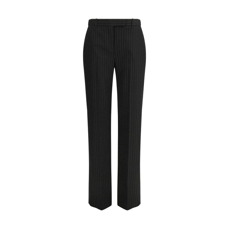 Alexander McQueen Black Wool Oves Aries Dress Pants