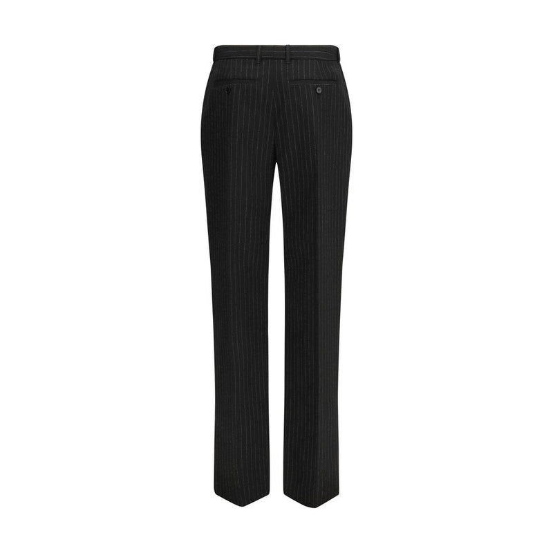 Alexander McQueen Black Wool Oves Aries Dress Pants