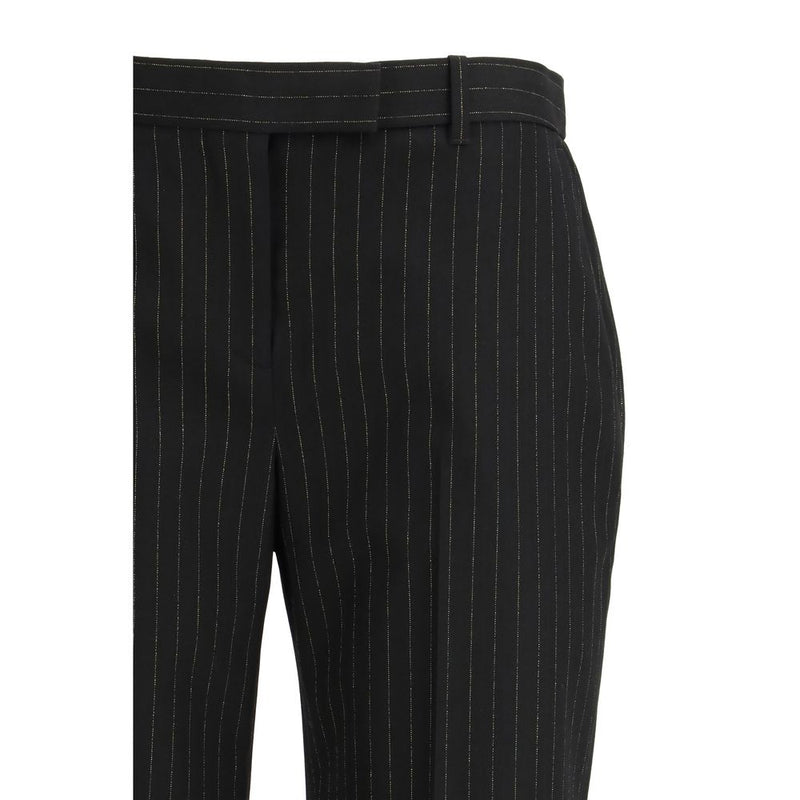 Alexander McQueen Black Wool Oves Aries Dress Pants