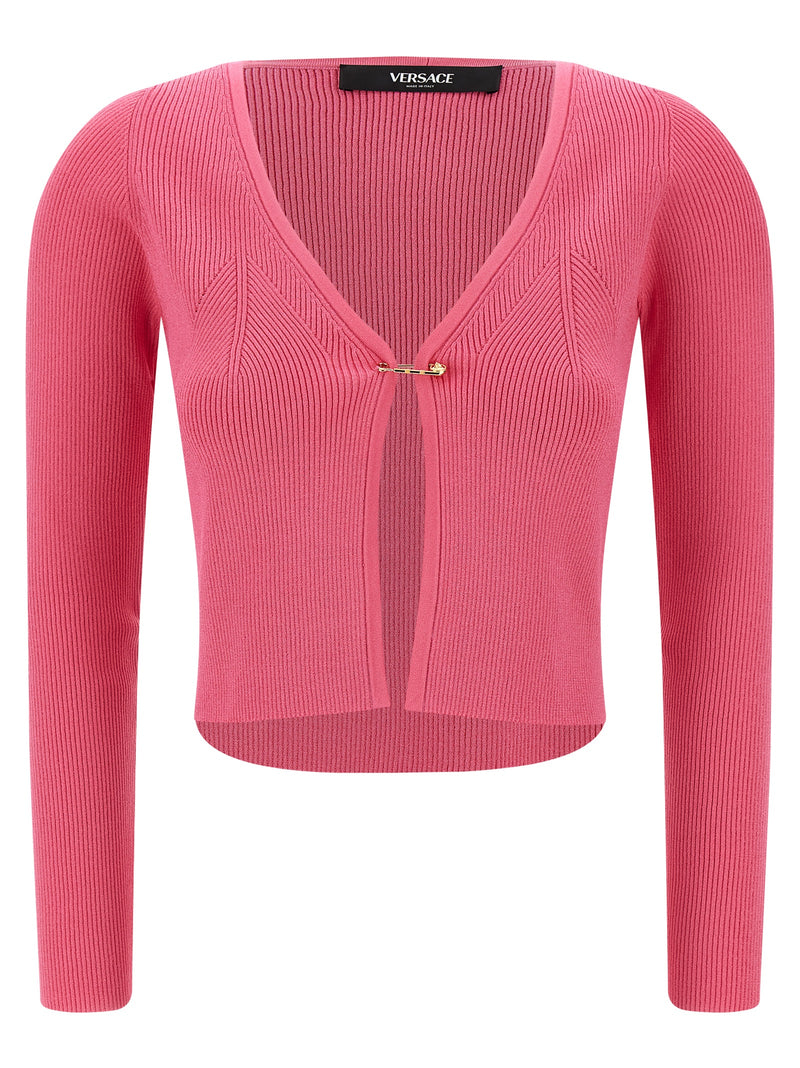 Versace Safety Pin Cardigan | Urbalenti™ NYC