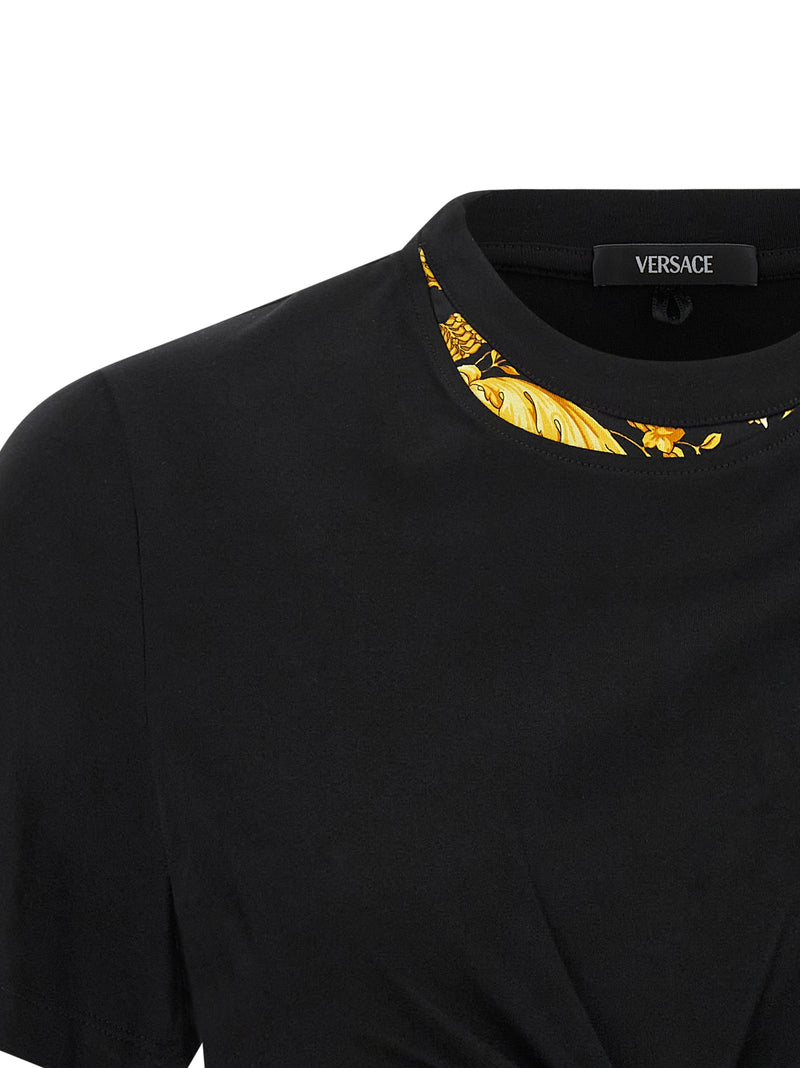 Versace Barocco Double Layer T-shirt - Cotton Jersey - Style 148331B000... | Urbalenti™ NYC