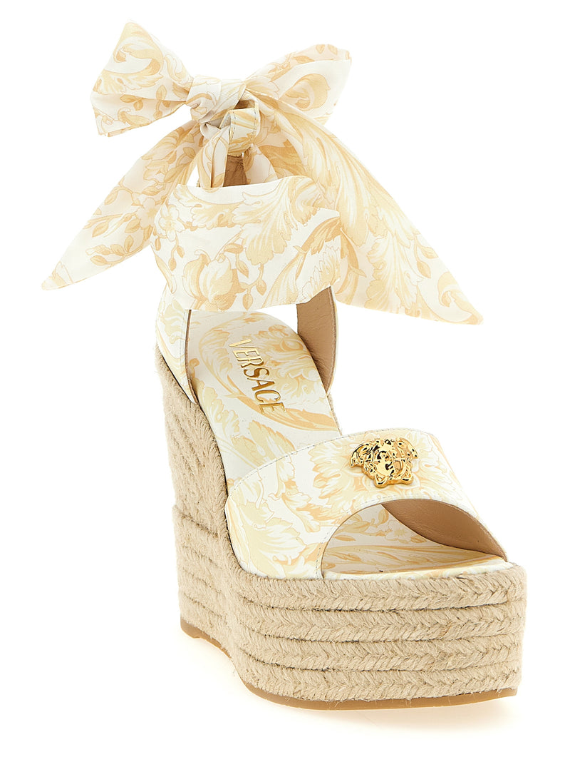 Versace La Medusa Wedges | Urbalenti™ NYC
