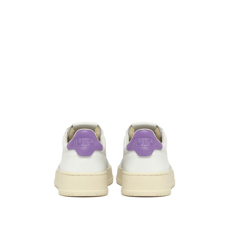 Autry White Leather Low Top Sneakers