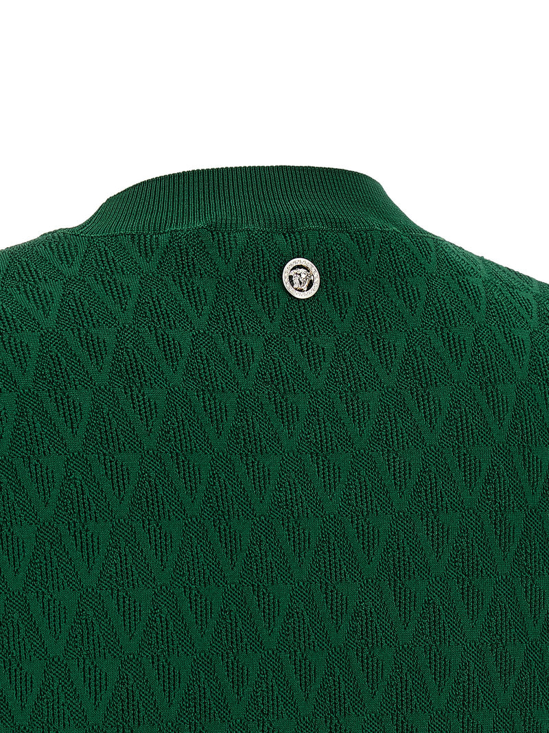 Versace V-pattern T-shirt | Urbalenti™ NYC