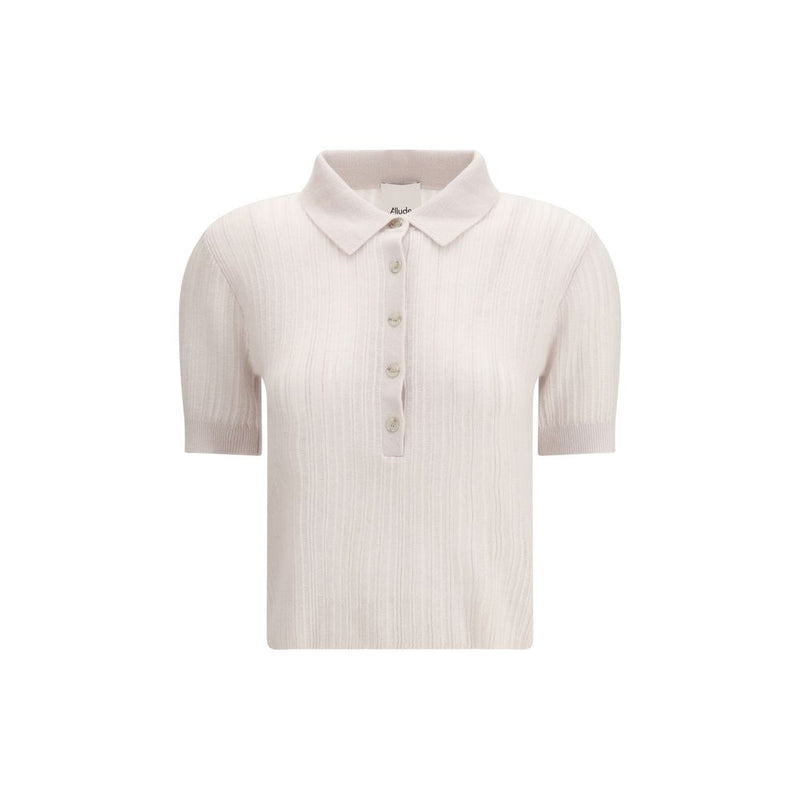 Allude Beige Cashmere Sweatshirt