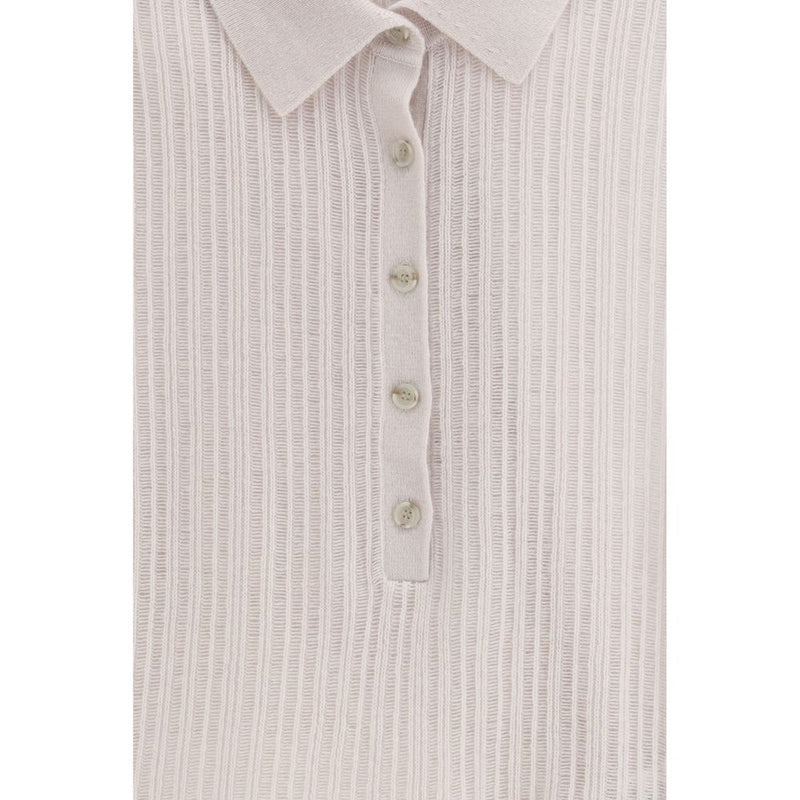 Allude Beige Cashmere Sweatshirt