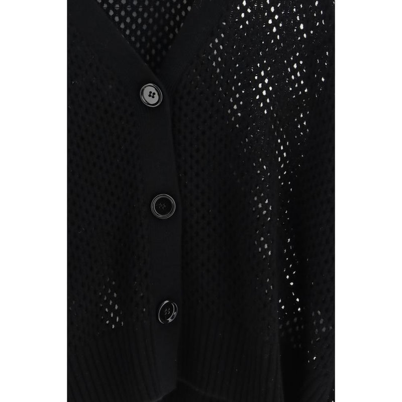 Allude Black Wool Cardigan
