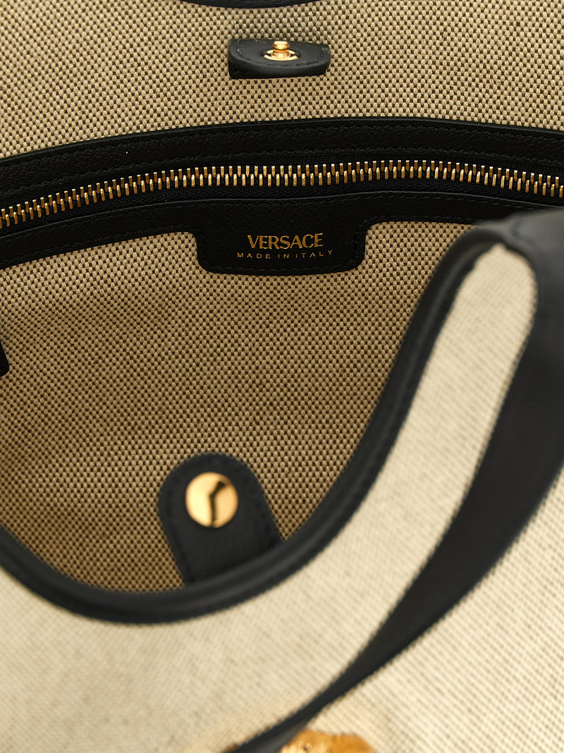 Versace Versace Medium La Medusa Shopping Bag