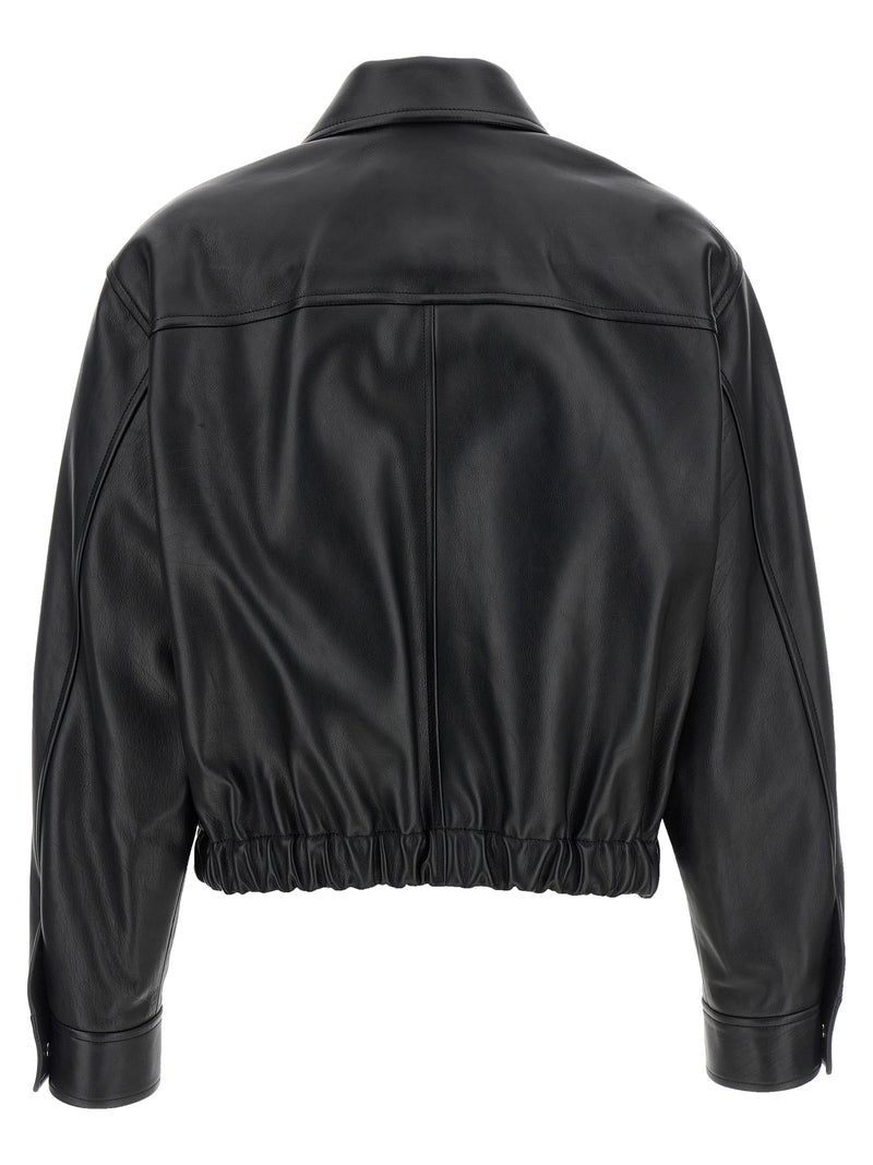 Versace Leather Blouson | Urbalenti™ NYC