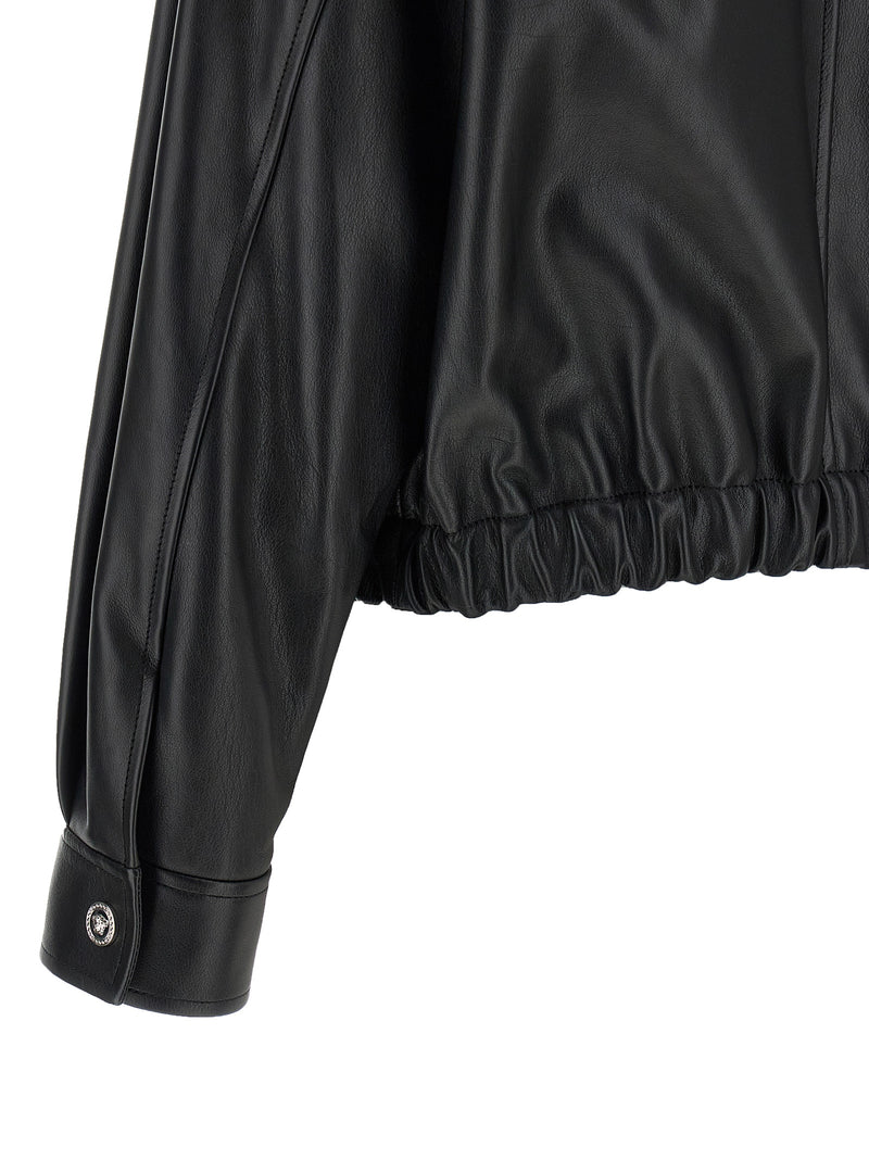 Versace Leather Blouson | Urbalenti™ NYC