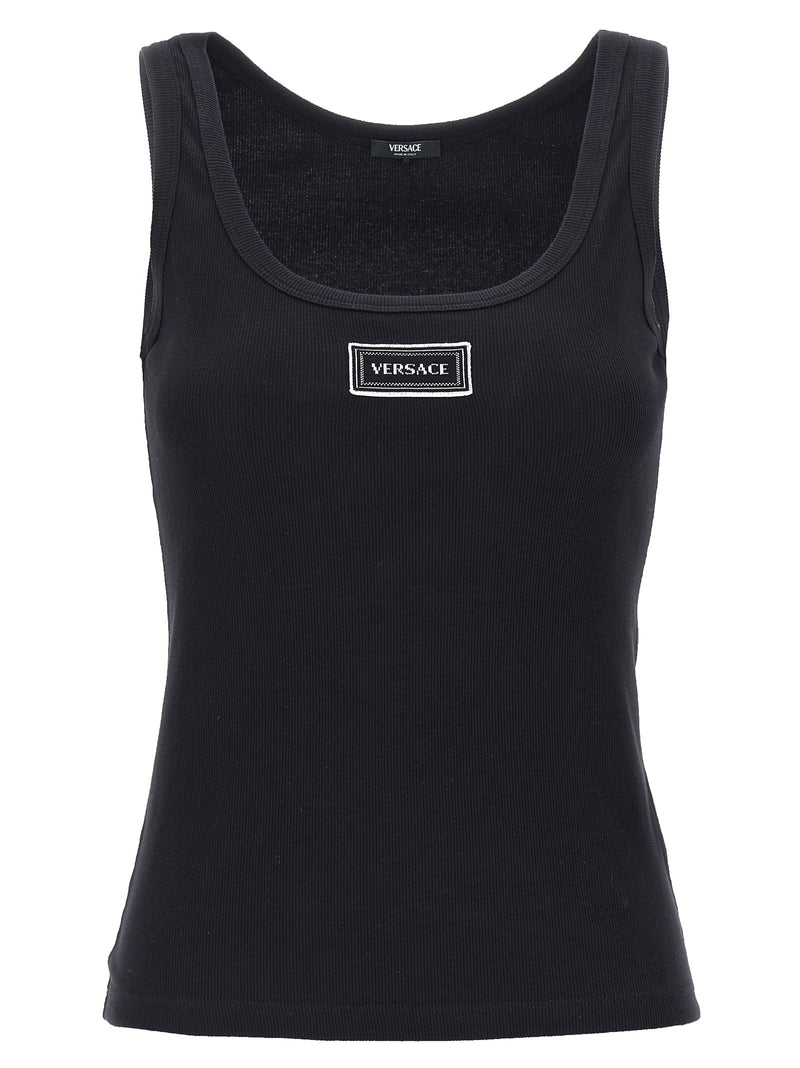 Versace 90s Vintage Logo Tank Top | Urbalenti™ NYC